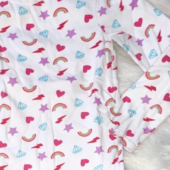 ⚡️🌈💖⭐️💎 H&M lightning bolt long sleeve little girl’s 4/5⚡️ - Picture 1 of 5